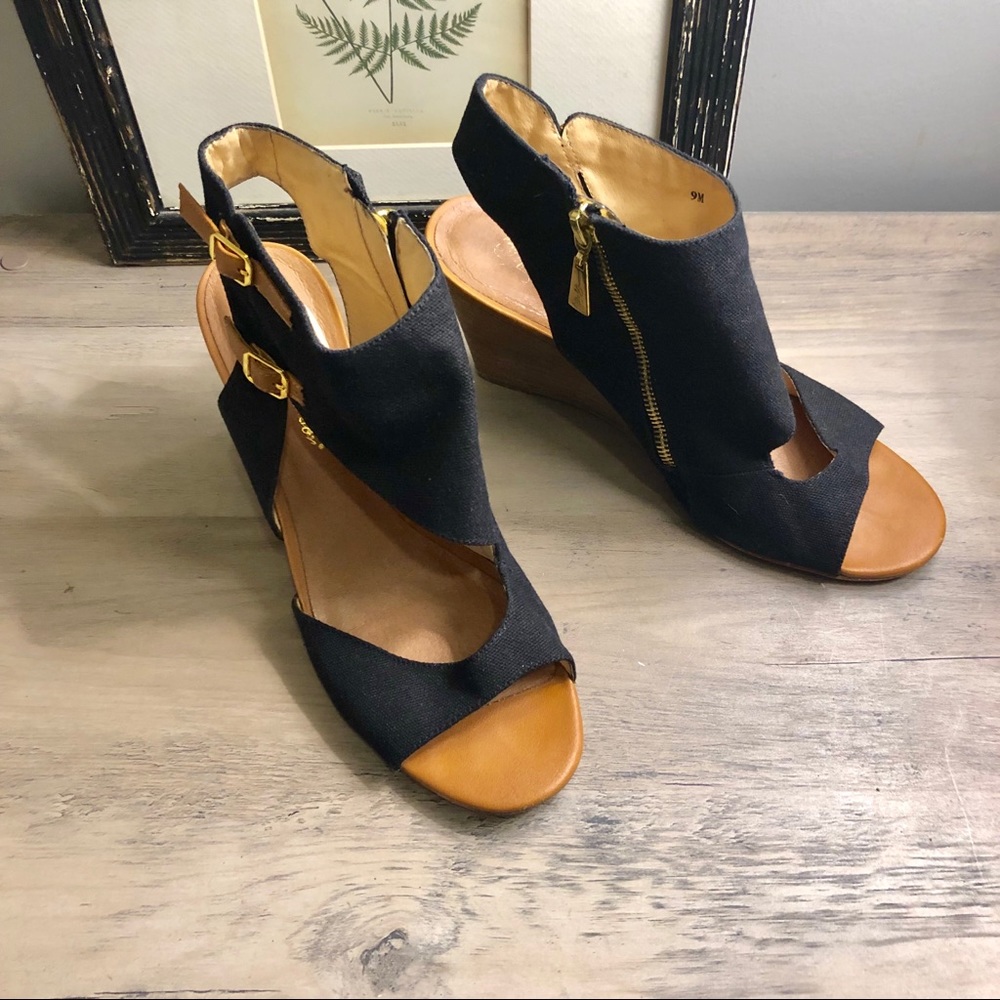 Matt Bernson cutout wedge sandals